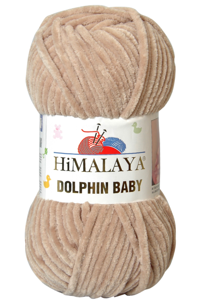 Himalaya Dolphin Baby Yarn 100% MicroPolyester Lot of 2 skn 264 Yards  2x100gram Super Bulky :6 Baby Chenille Yarn (80308)